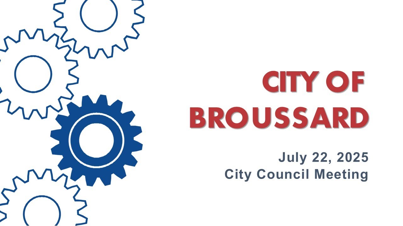 Broussard Council Meeting 8/12/2025