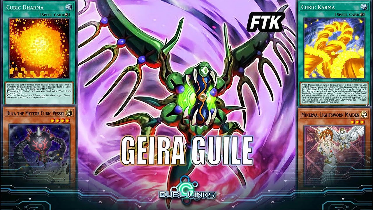 NEW BURN/FTK GEIRA GUILE THE CUBIC KING ft. Lightsworn Engine! [Yugioh Duel Links]