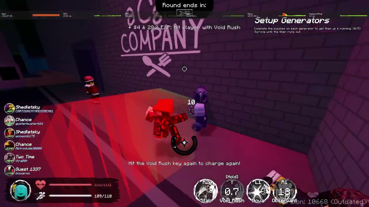Insane Void Rush Chain - Roblox Forsaken