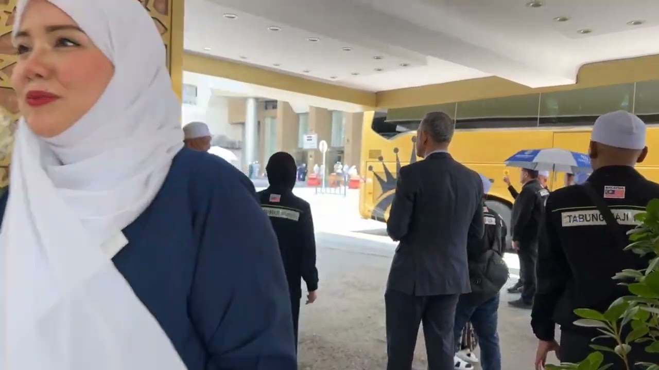 Ketibaan Jemaah Pakej Haji Aqiq KT080 di hotel Al Shohada.