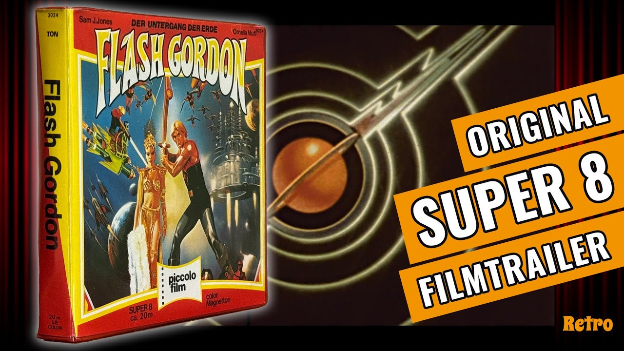 Retro: Flash Gordon - original #super8 Trailer