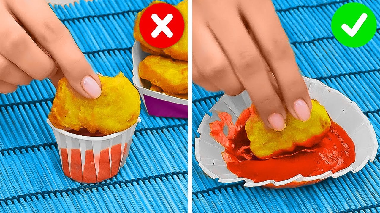 ULTIMATE FAST FOOD HACKS || Smart Ways To Eat Your Favorite Food