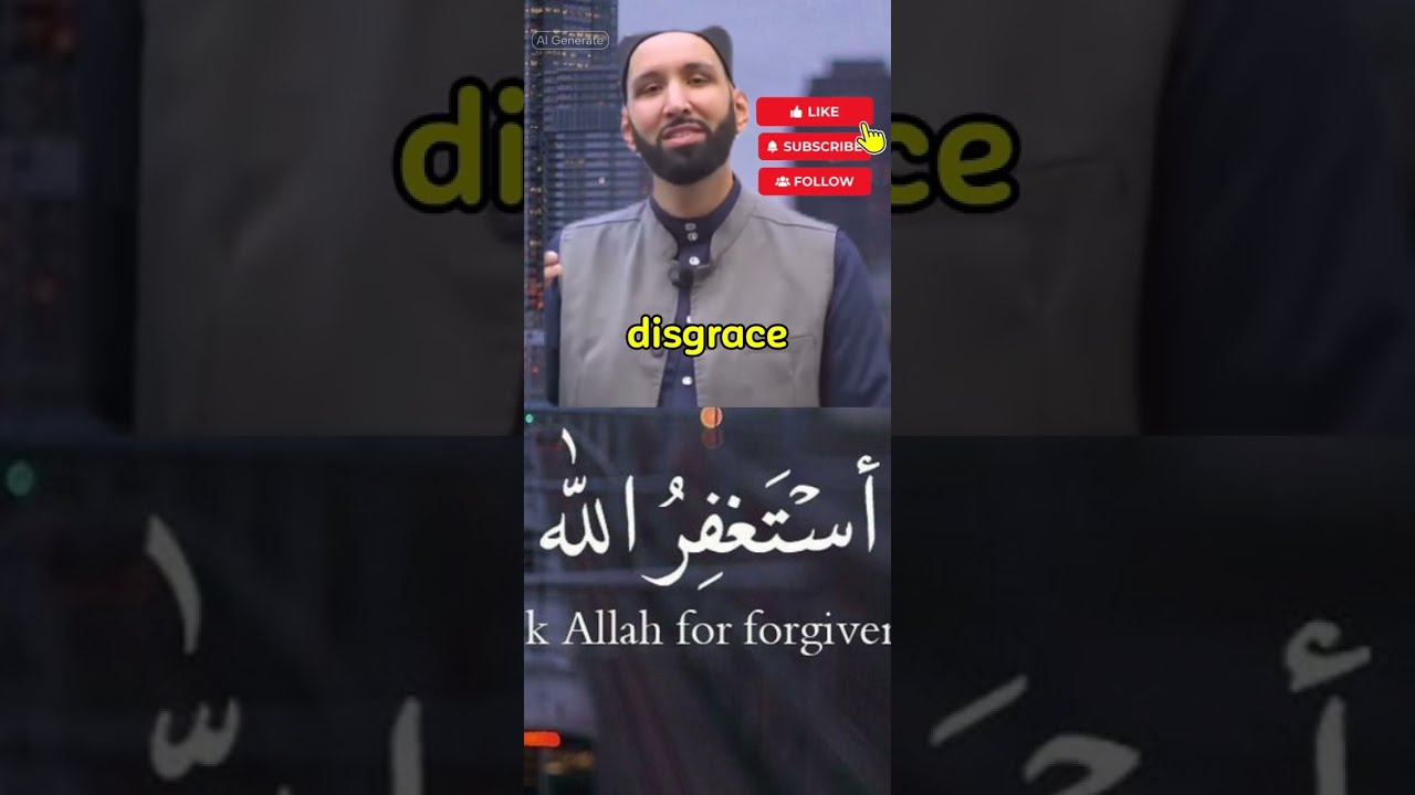 O allah. Forgive us [say astaghfirullah]