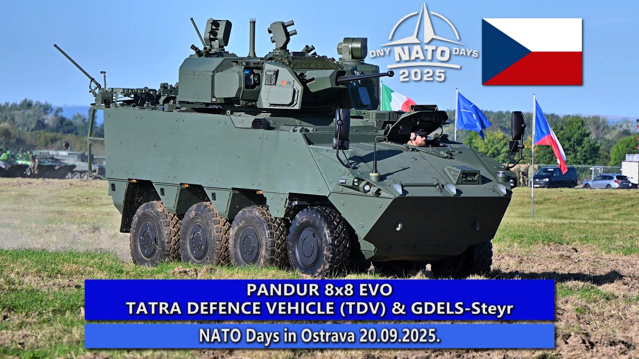 🇨🇿PANDUR 8x8 EVO (TATRA DEFENCE VEHICLE)_NATO Days 🇨🇿Ostrava 20.09.2025.