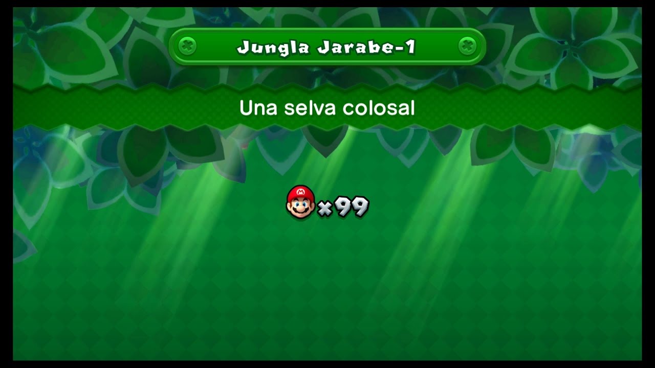 New Super Mario Bros. U: Jungla Jarabe - 1. Una selva colosal