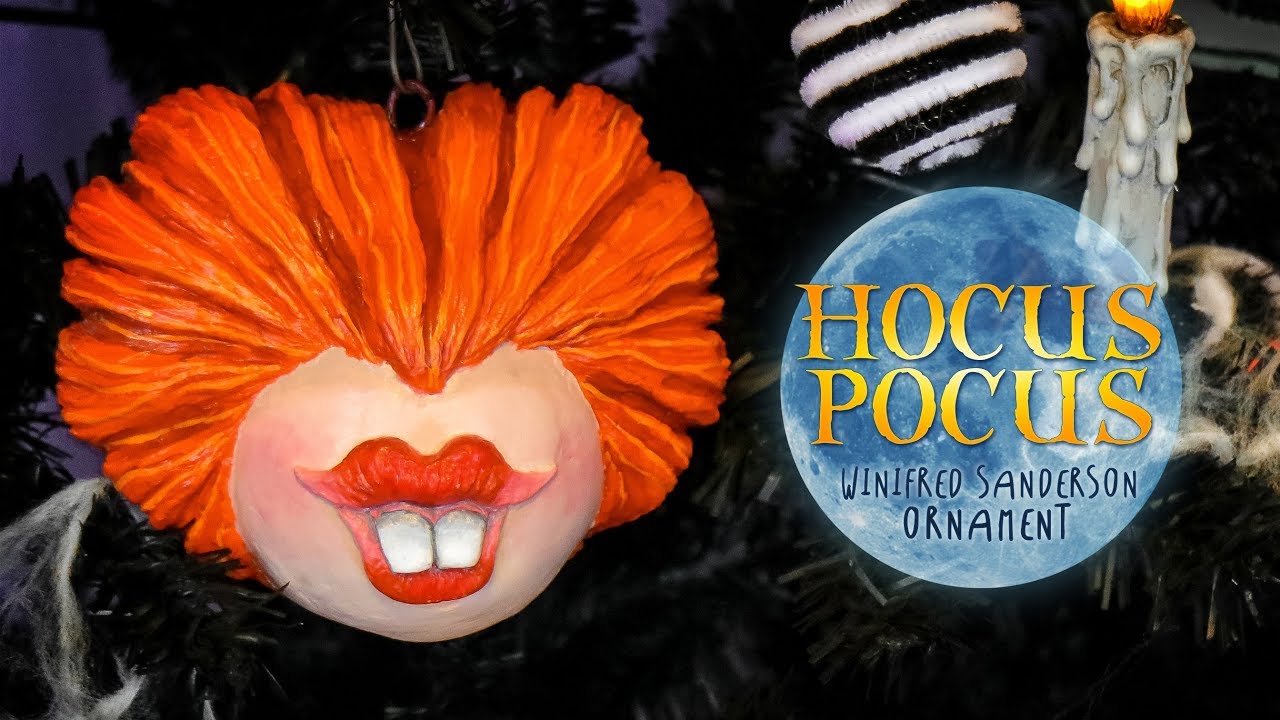 Hocus Pocus Ornament: Winifred Winnie Sanderson | DIY Halloween Decor Props