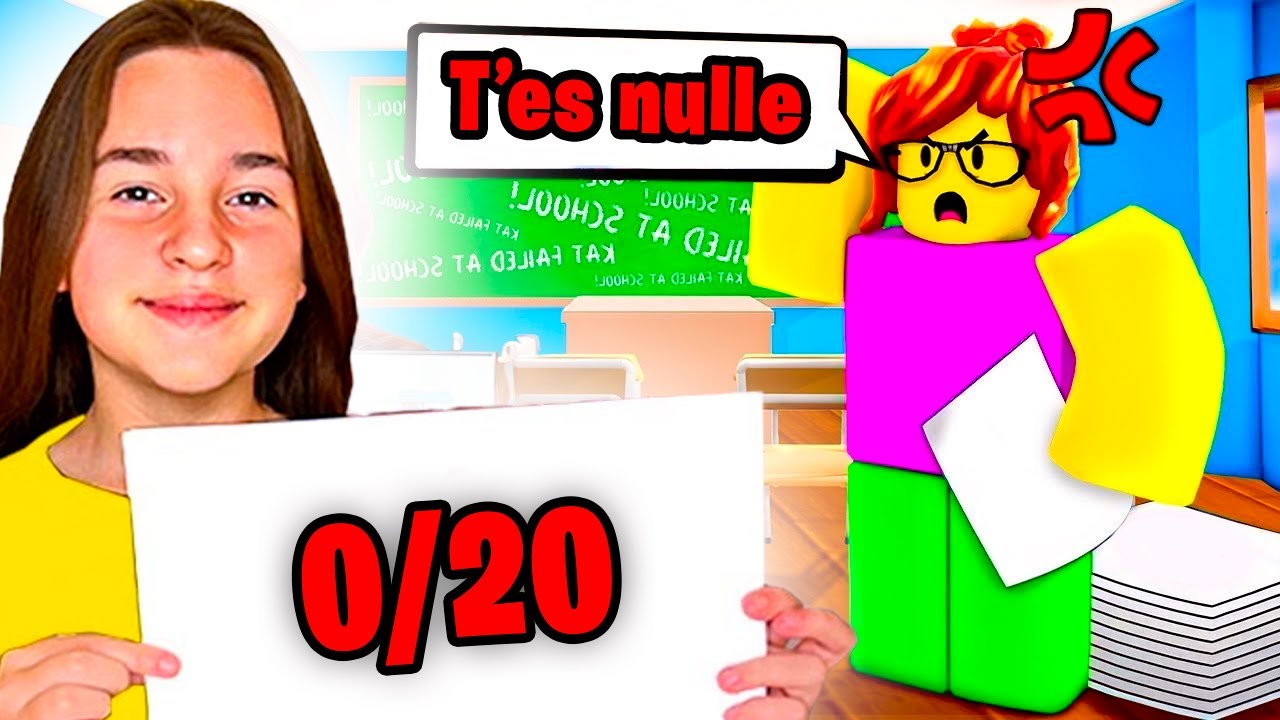 J'AI RAT&Eacute;E MON CONTR&Ocirc;LE DE MATHS ! (Roblox)