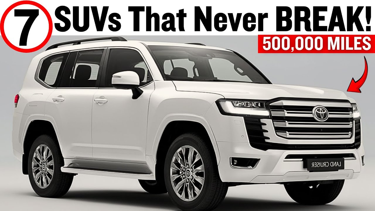 7 MOST RELIABLE SUVs That Will LAST A LIFETIME &ndash; Mechanic Recommends!