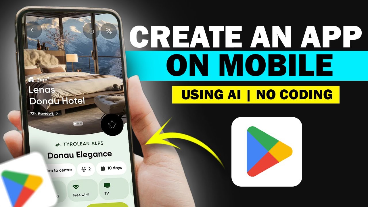 Create Android Apps on Mobile with AI (No Code Tutorial) | Build Apps on Phone | You B Tech