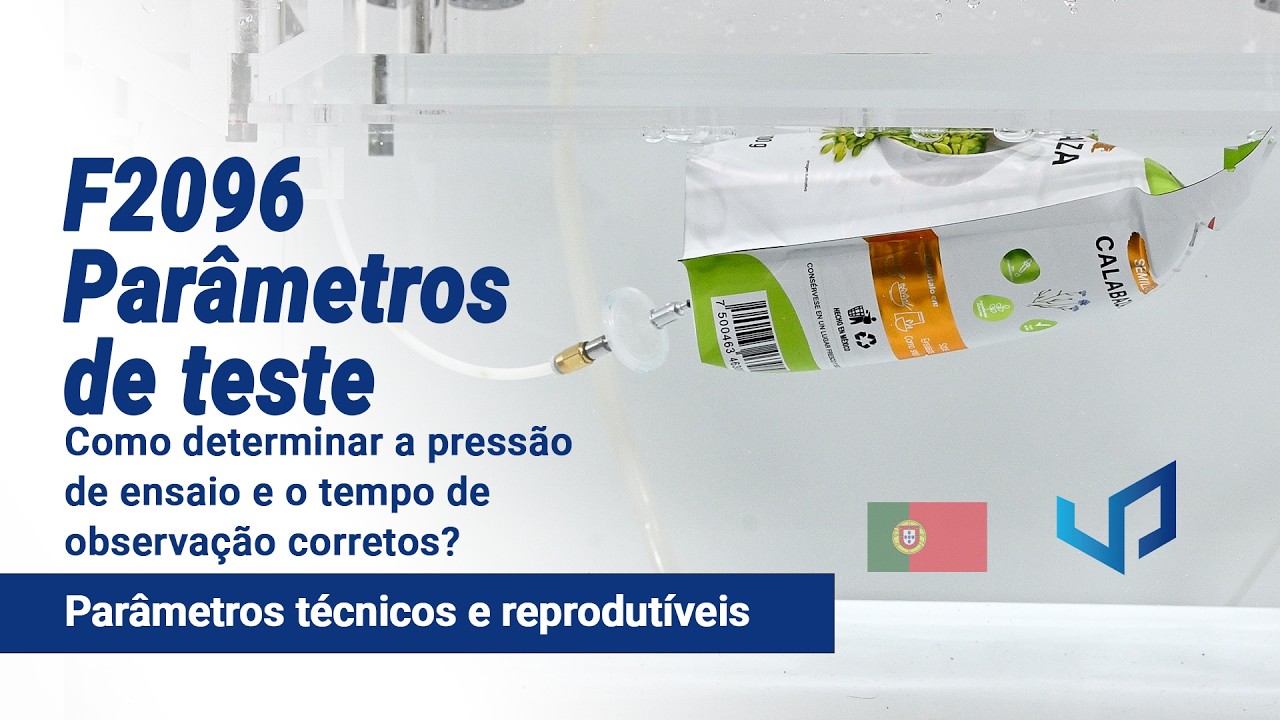 ASTM F2096 Bubble Leak Test   Como definir pressão e tempo