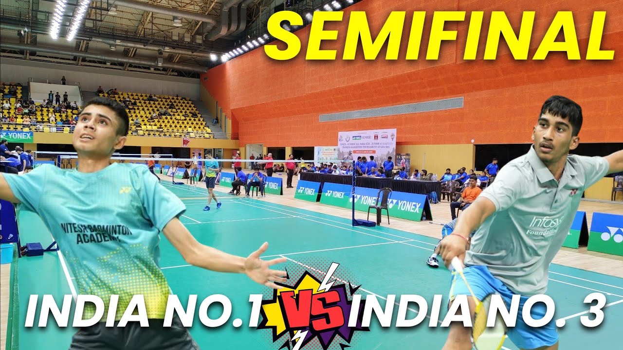 DEV Ruparelia [1] vs AKHIL REDDY Bobba [3]-All India Sub Junior Ranking Badminton Tournament Goa