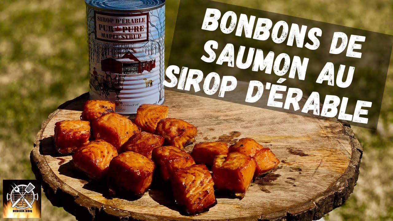 Recette des bonbons de saumon fumé à l'érable - comment faire des pépites de saumon fumé à chaud ?