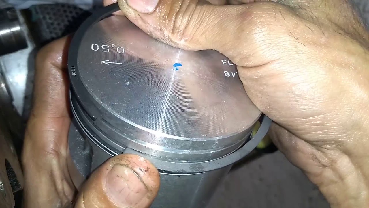 Como montar o motor parte 5 , AP 1.8 , montagem dos anéis