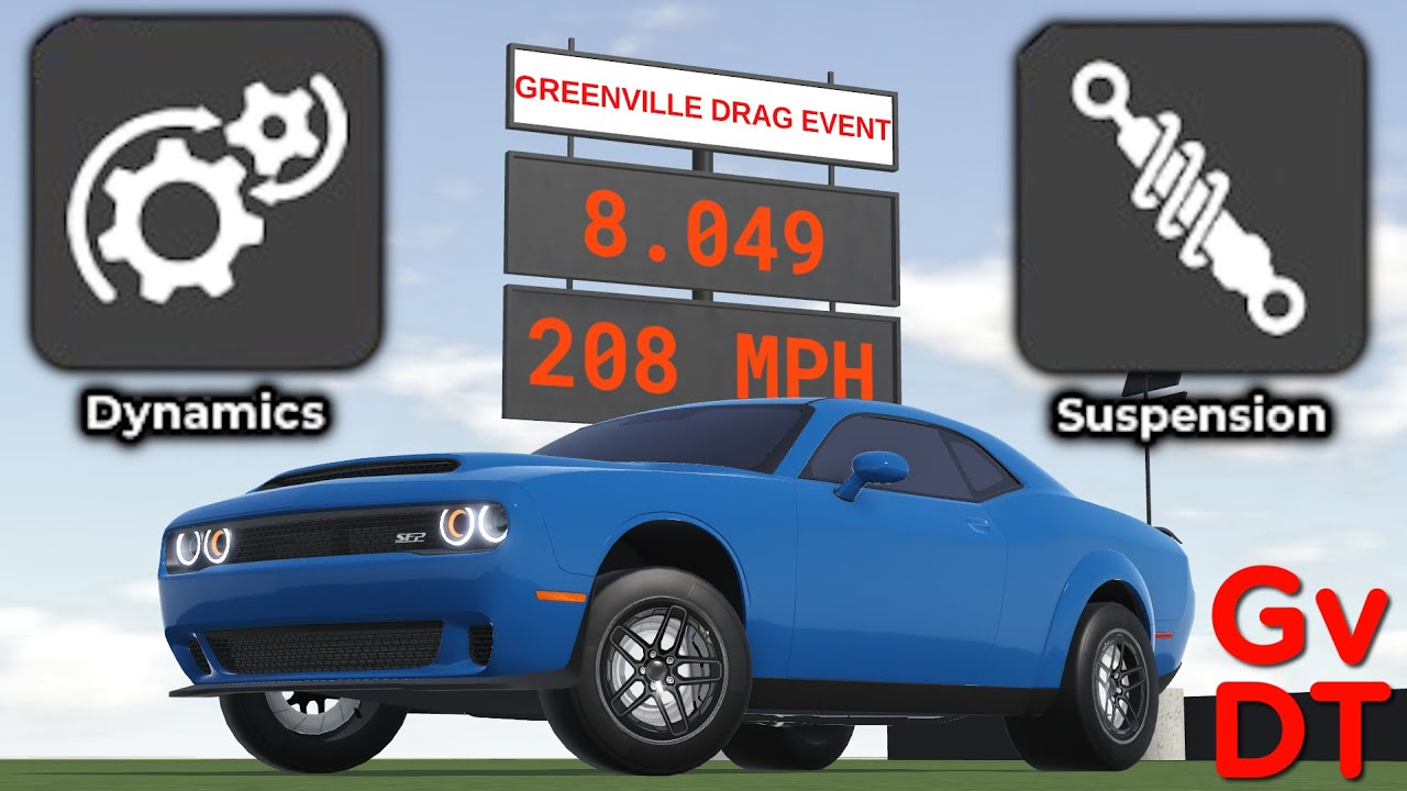 Using Dynamics for the Fastest Drag Times (Greenville ROBLOX)