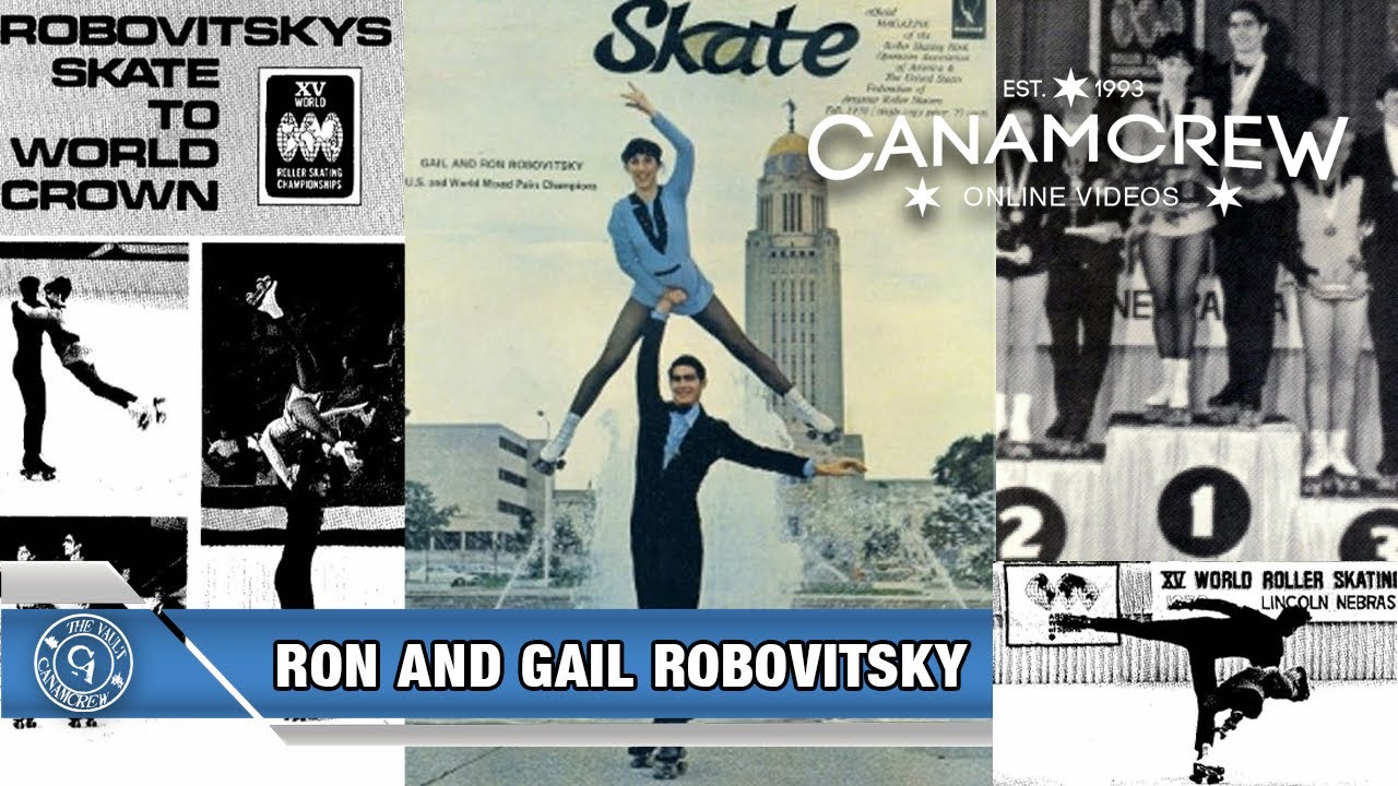 Ron and Gail Robovitsky - 1970 Artistic Roller Skating World Championships