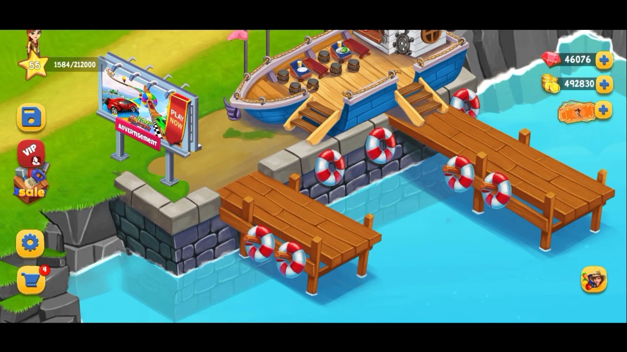 Farm Day Village Farming Gameplay | Unlock Ship | #FarmGame | #level55