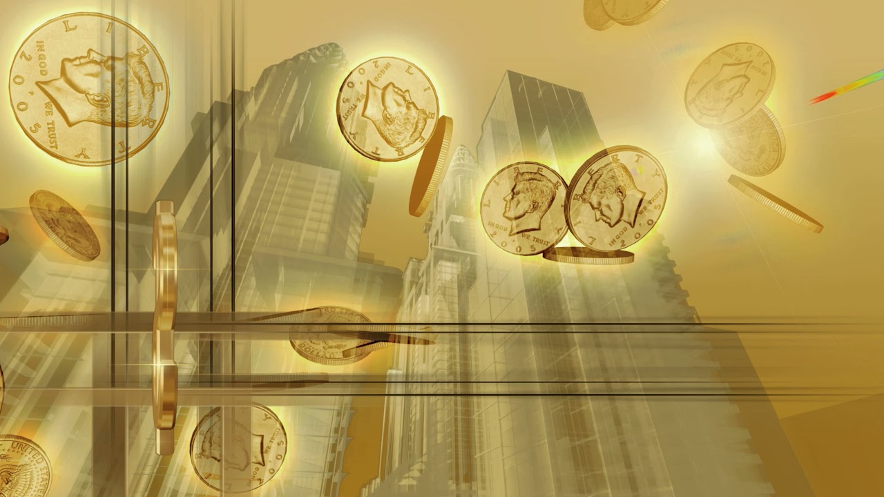MONEY/COIN FALLING SCENE | MONEY/COIN FALLING BACKGROUND