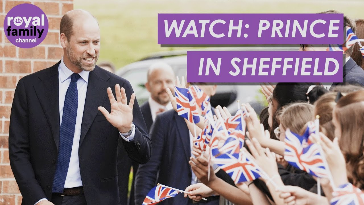 WATCH: Prince William Visits Sheffield School Tackling Youth Homelessness