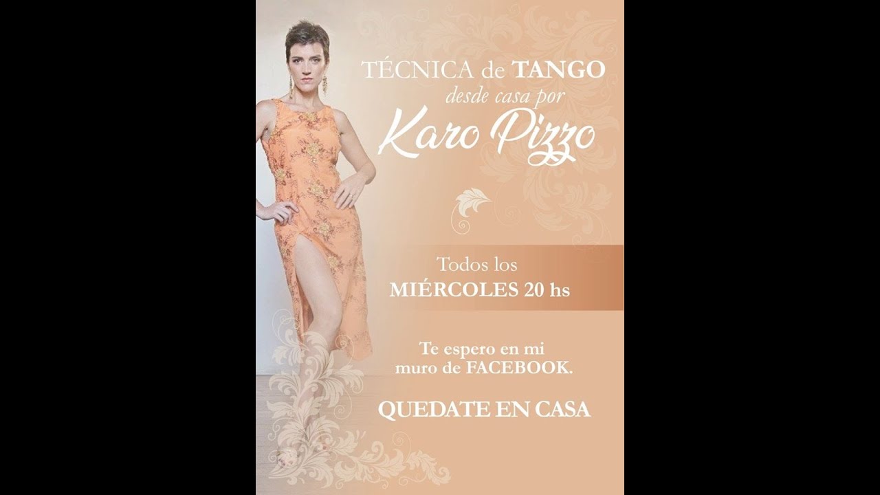 Clase 1/1 - Técnica de Tango en casa por Karo Pizzo