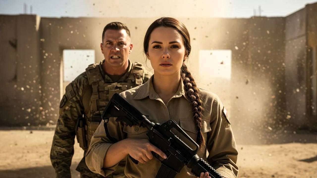 Naprawiała ścianę na strzelnicy, gdy komandos Navy SEAL podał jej broń i cofnął się