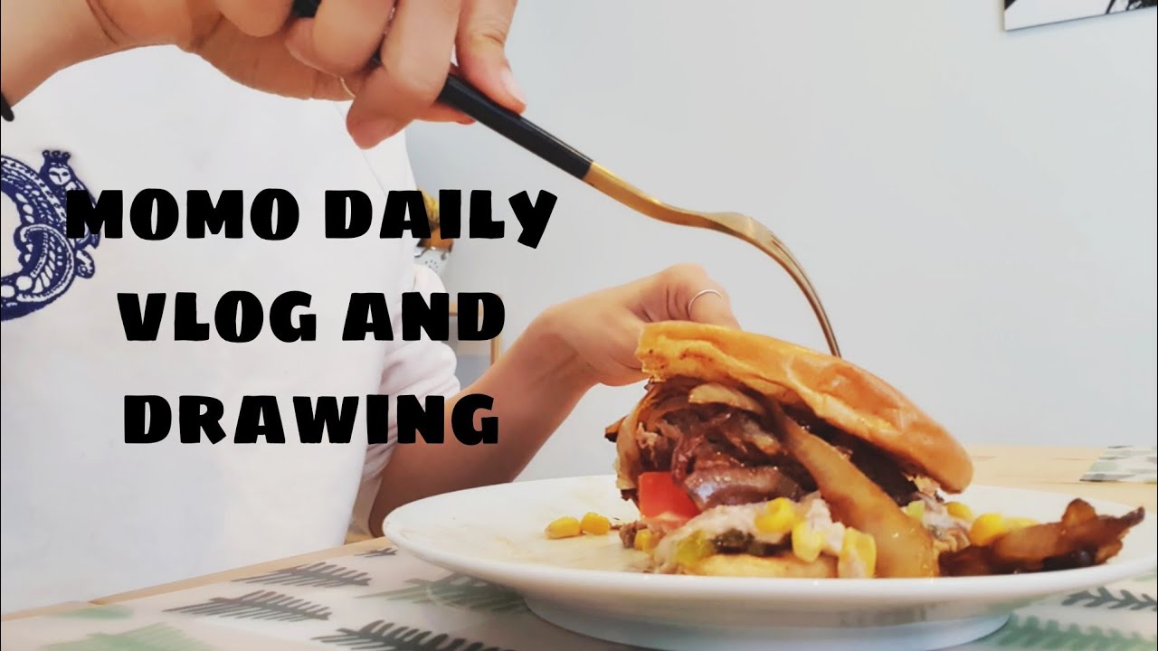 캐나다일상🇨🇦/MOMODRAWING #17/수제버거🍔/패티🍽/찜닭🍗/이케아가구조립🛠