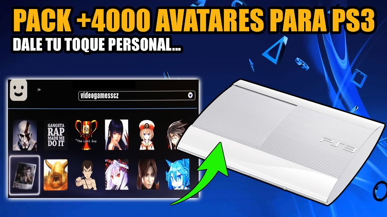 PACK +4000 AVATARES para tu PS3... DALE TU ESTILO...