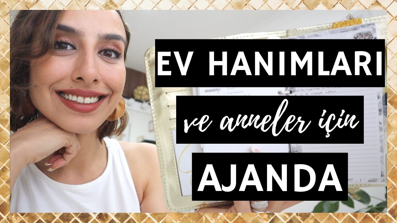 EV HANIMLARI ve ANNELER için AJANDA ve PLANLAMA