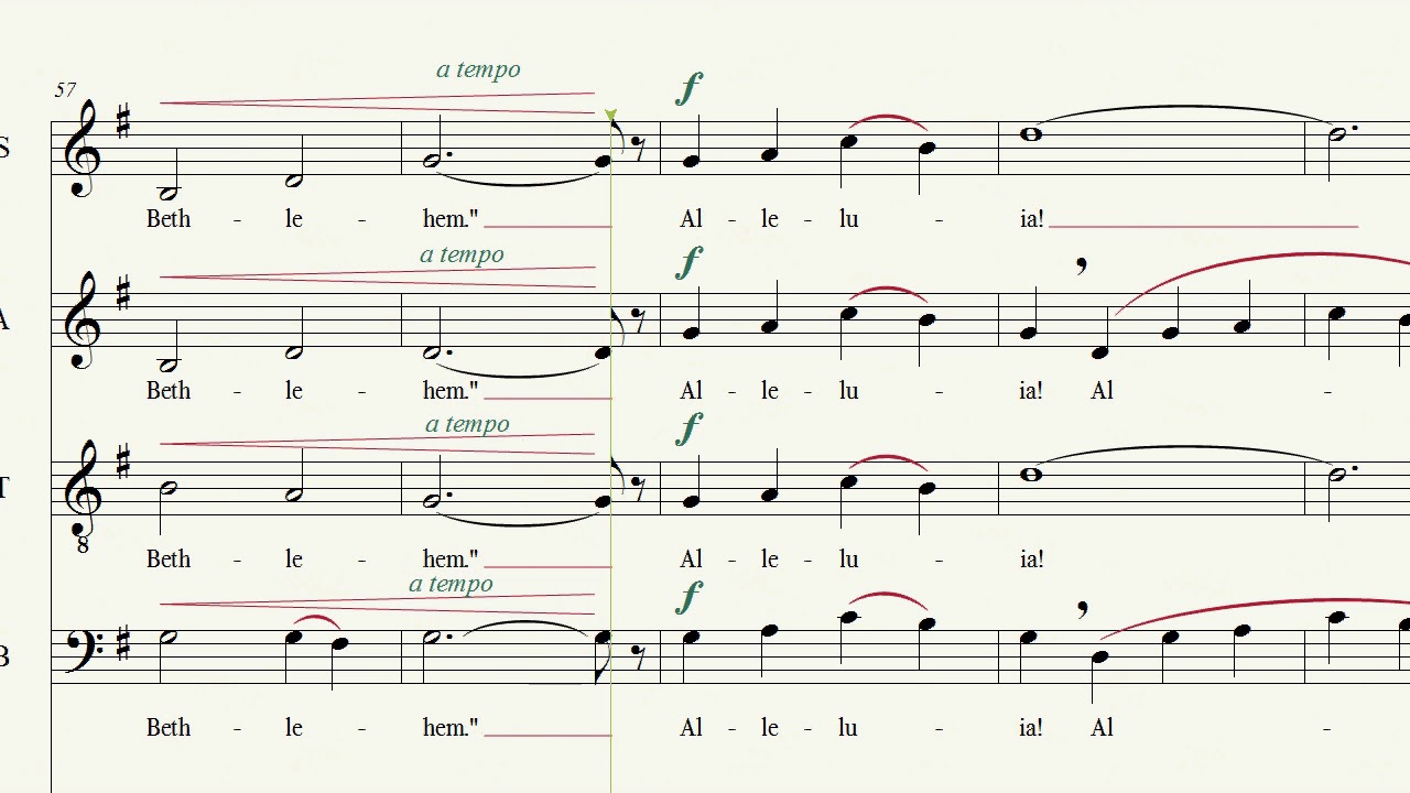 See amid the winter's snow (Dan Forrest) - Practice Track for Alto 1