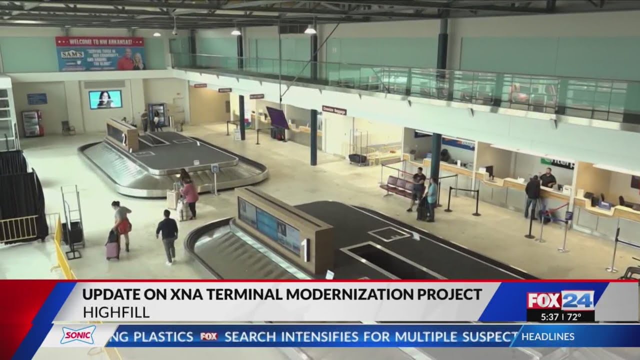 Northwest Arkansas National Airport gives update on terminal modernization project