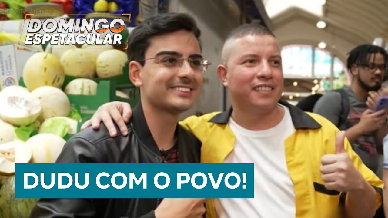 Dudu Camargo festeja vitória em A Fazenda 17 no Mercadão de São Paulo e faz planos com Saory