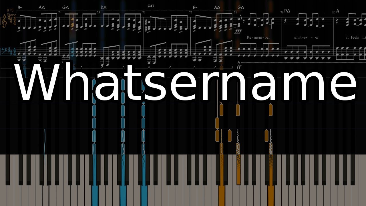 Whatsername - Green Day Piano Cover