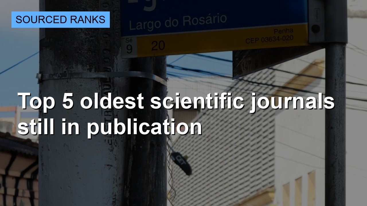 The 5 Oldest Scientific Journals Still Published - and Which One Really Wins