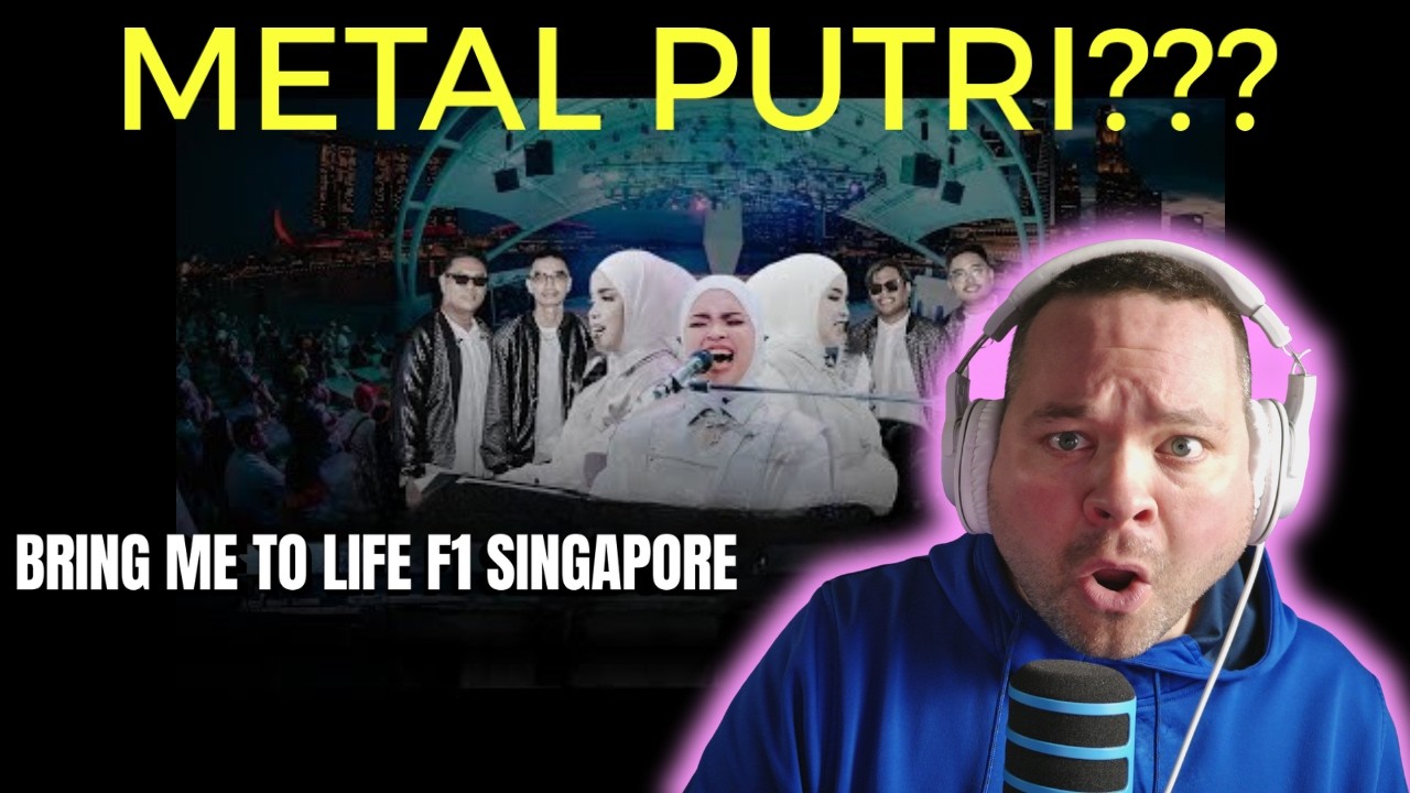 REACTION TO - EVANESCENCE- BRING ME TO LIFE, PUTRI ARIANI COVER (F1 SINGAPORE LIVE PERFORM) STUNNED