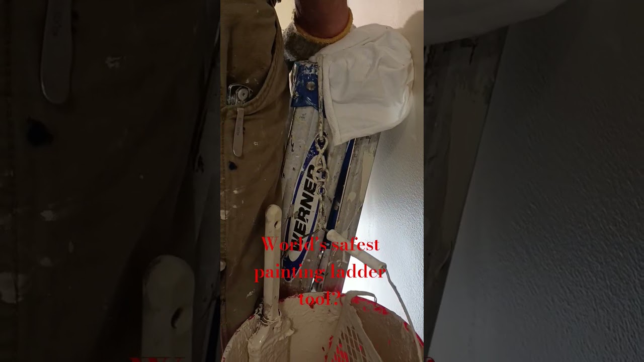 Самая безопасная в мире лестница для покраски? #шорты #покраска #сделайсам #ремонт