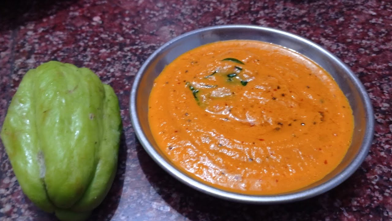 சோவ் சோவ் சட்னி | chow chow chutney in tamil