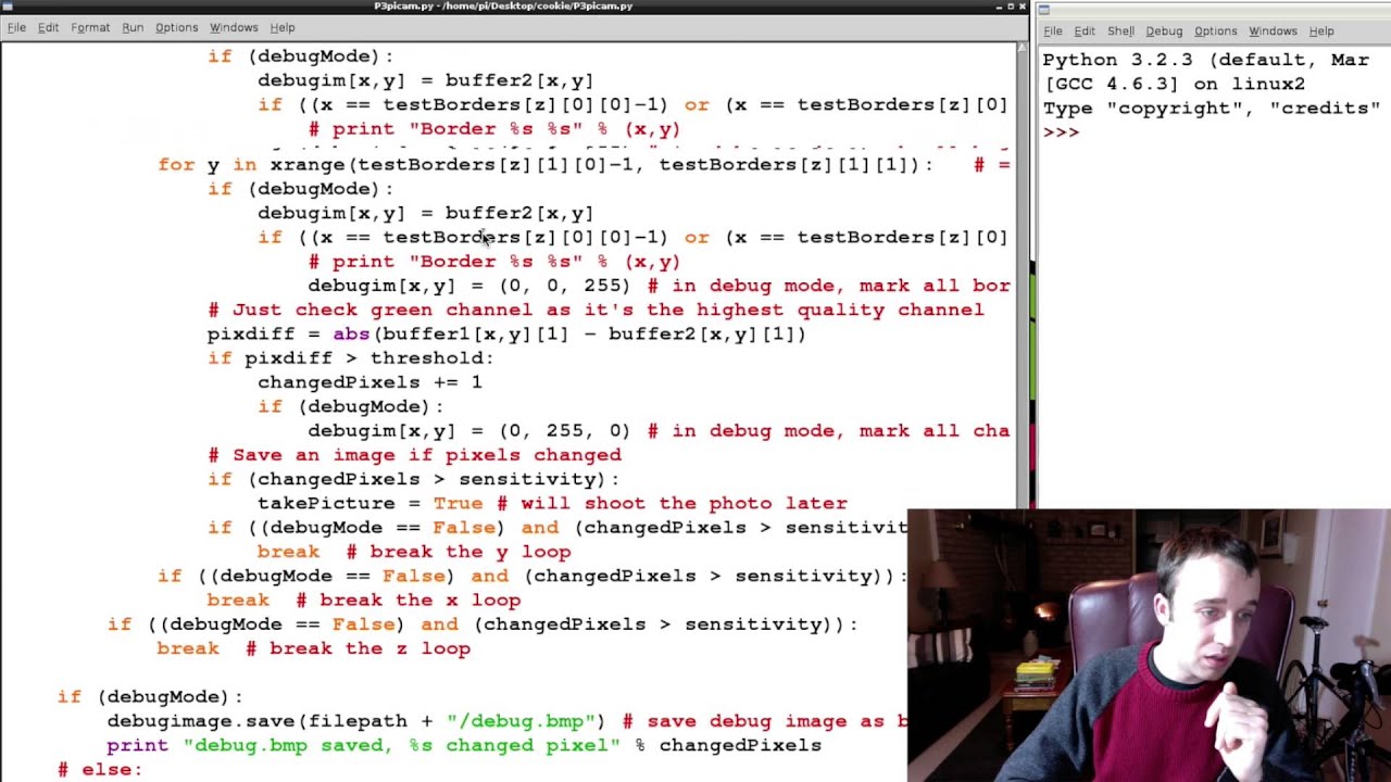 Raspberry Pi Tutorial 16 - Motion Detection in Python 3