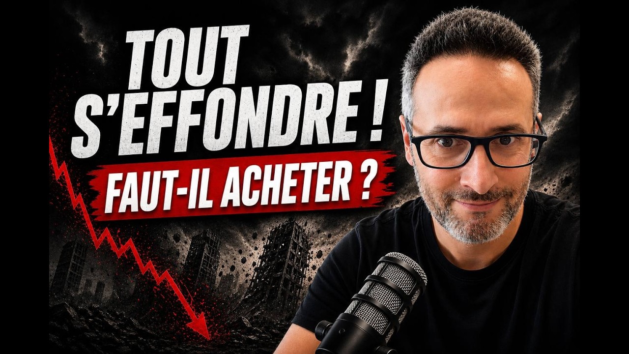 Tout s'effondre (Or, Argent, Bitcoin, P&eacute;trole) ! Est-ce le meilleur moment d'acheter ?