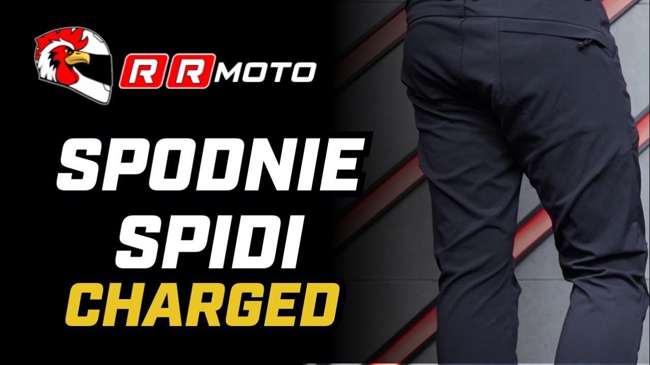 SPIDI CHARGED - jednowarstwowe i przewiewne spodnie