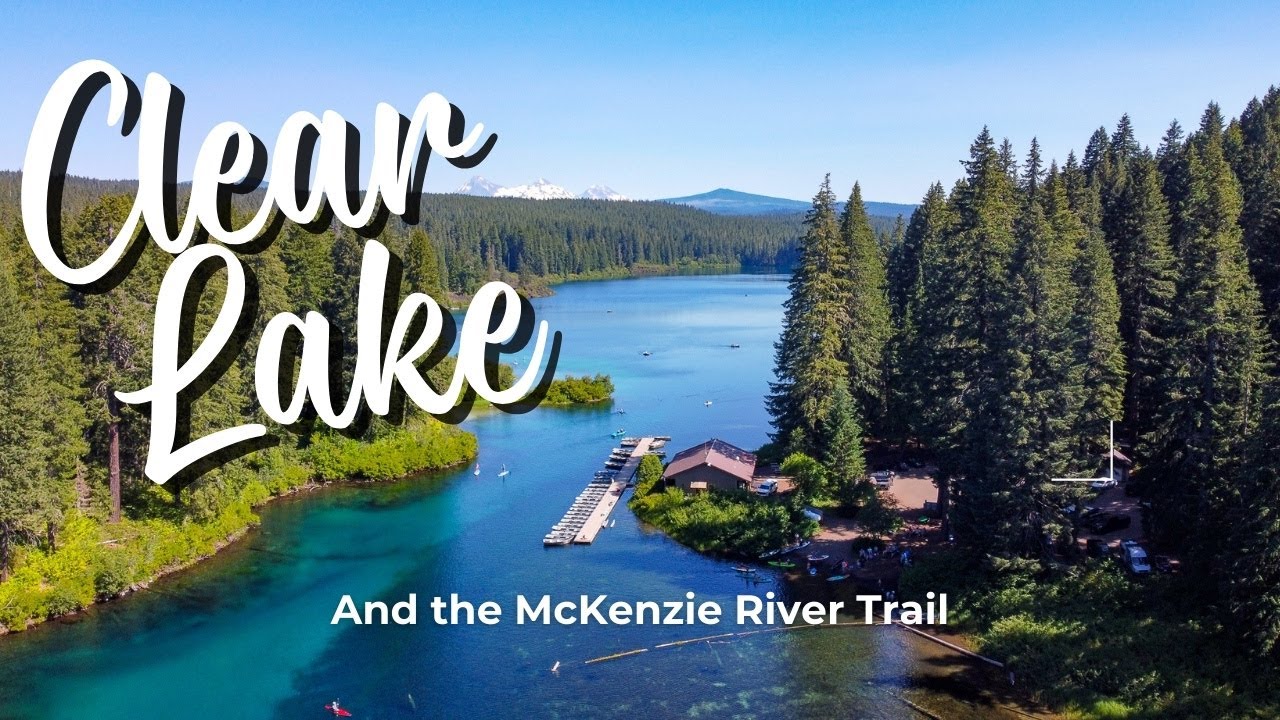 Clear Lake, Oregon | Sahalie and Koosah Falls | The McKenzie River Trail | Paddle board Clear Lake