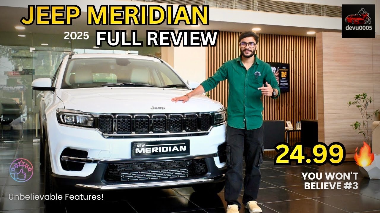 Fortuner Bhool Jaoge! Jeep Meridian Base Model Itna Premium? 😳       #jeep #jeepmeridian @Jeep