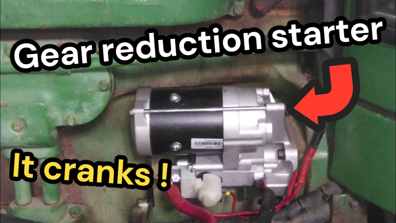 John Deere 4440 gear reduction starter  WOW!!