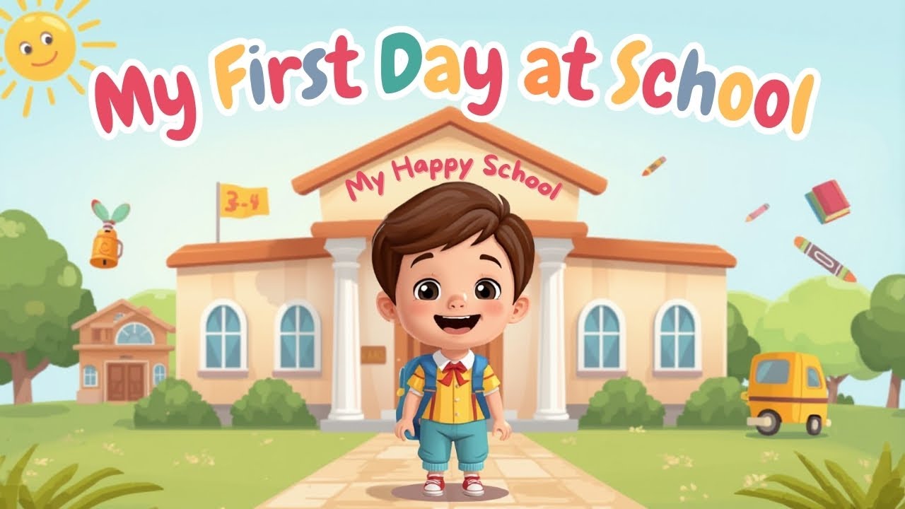 I Love My School | Fun School Poem for Kids | Hinglish Nursery Rhymes