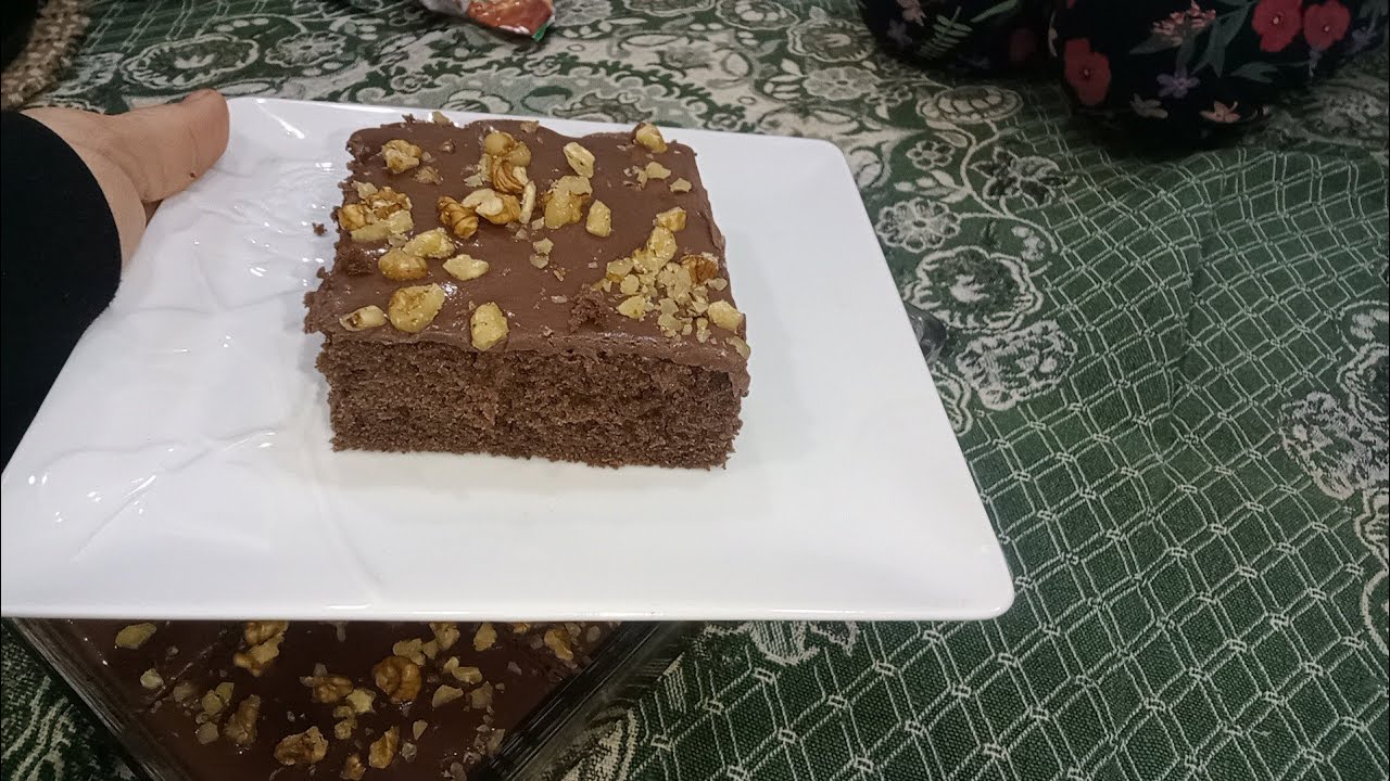 فطور رمضاني تشريب احمر بالدجاج وكيكة الشوكلاته فطرنا بالضلمه 