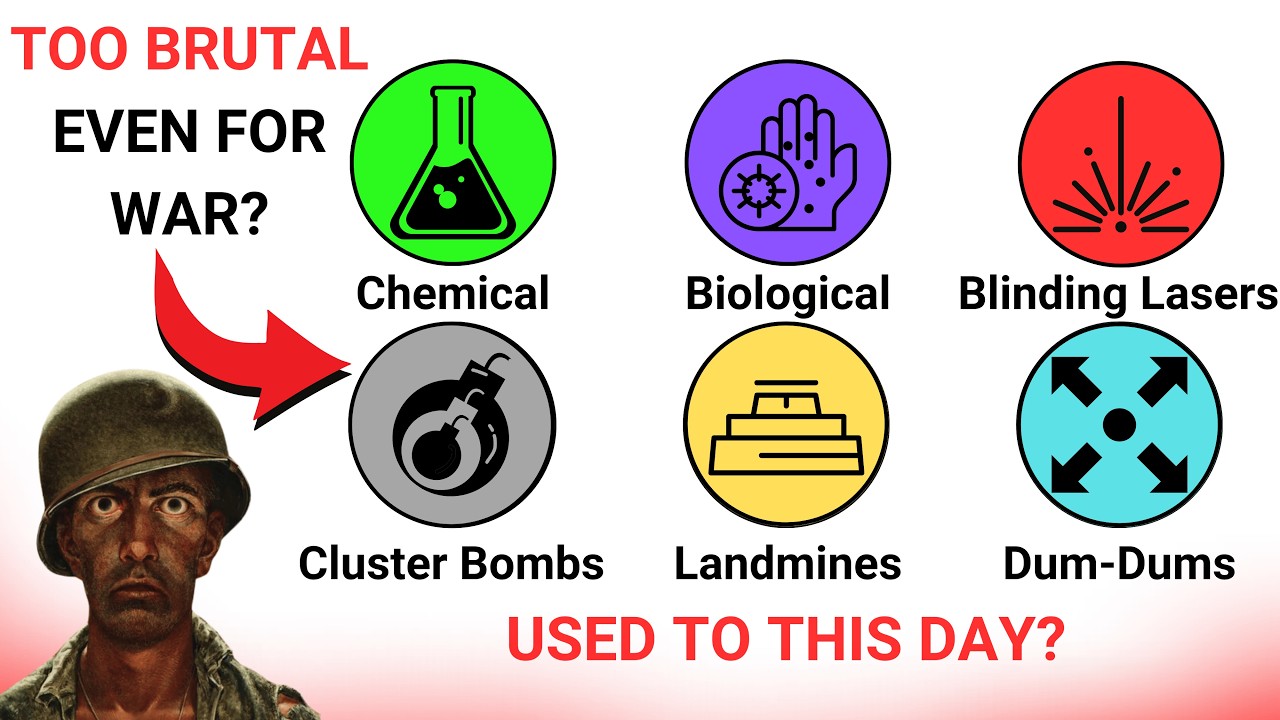 Every BANNED WEAPON In War Explained In 6 Minutes