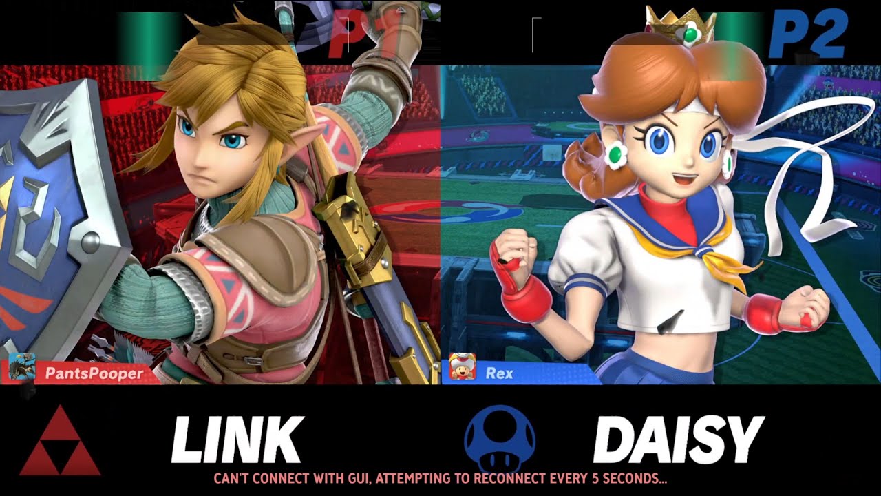 Theft (Link, Chrom, Roy) vs. ReaviousRex (Daisy, Jigglypuff, Megaman) - HDR Yuzu Friendlies