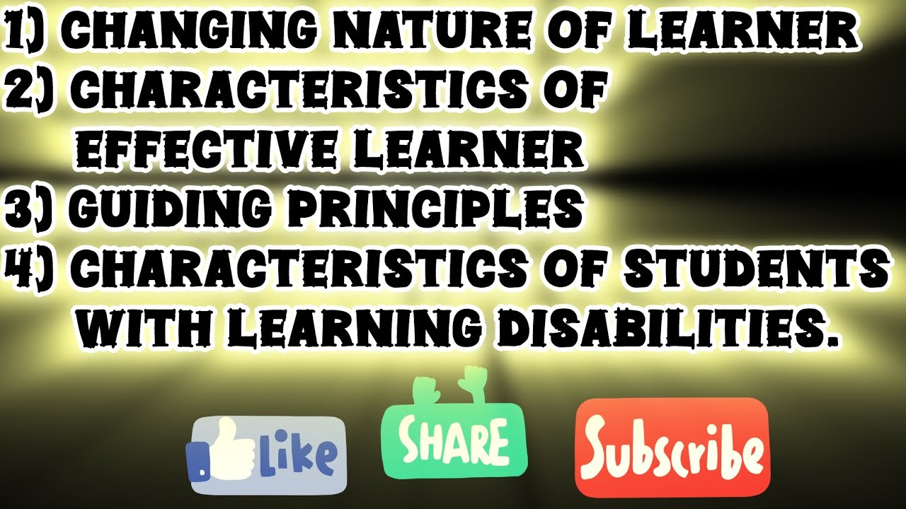 Learning & Teaching/Unit-1 Learner & Learning/B.Ed 1st year/ 2nd Sem