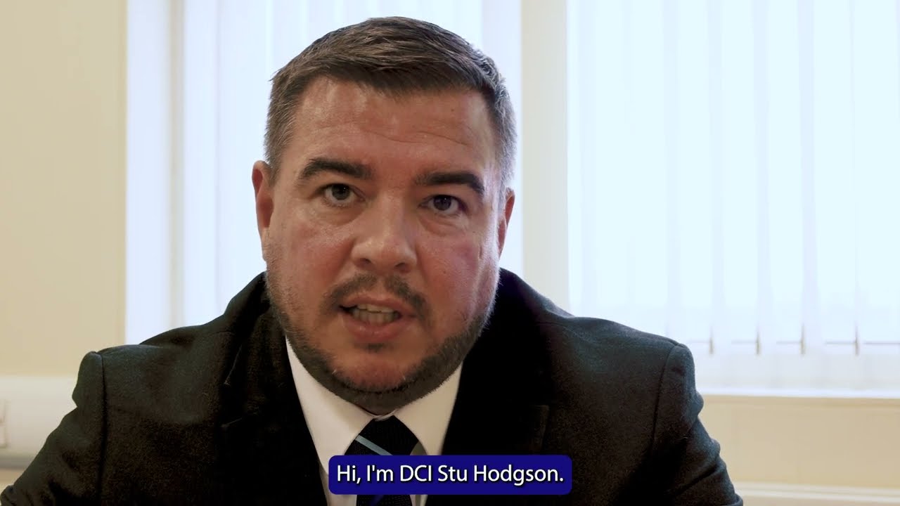 Detective Chief Inspector Stuart Hodgson launches knife crime campaign