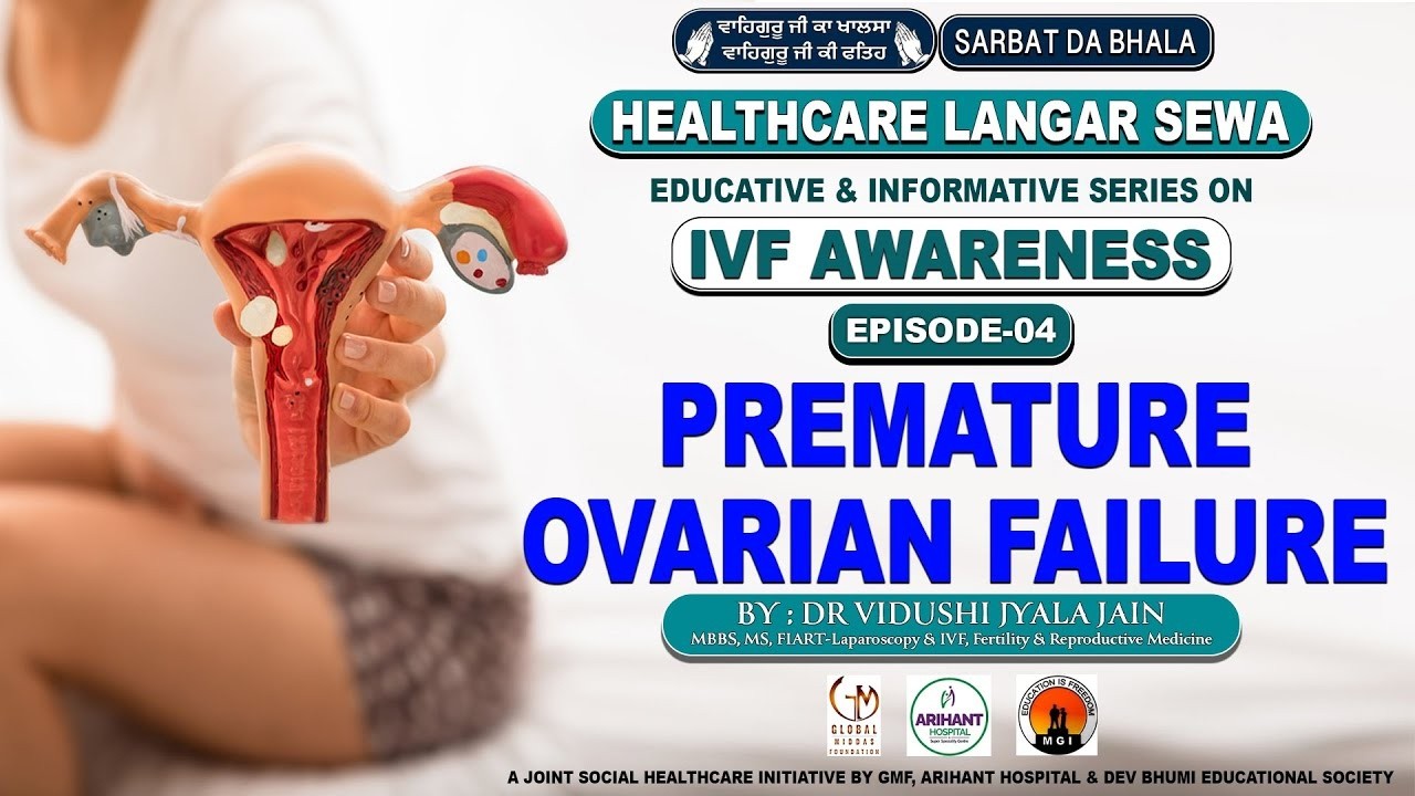 PREMATURE OVARIAN FAILURE   Dr  Vidushi Jyala Jain   Educative & Informative Series