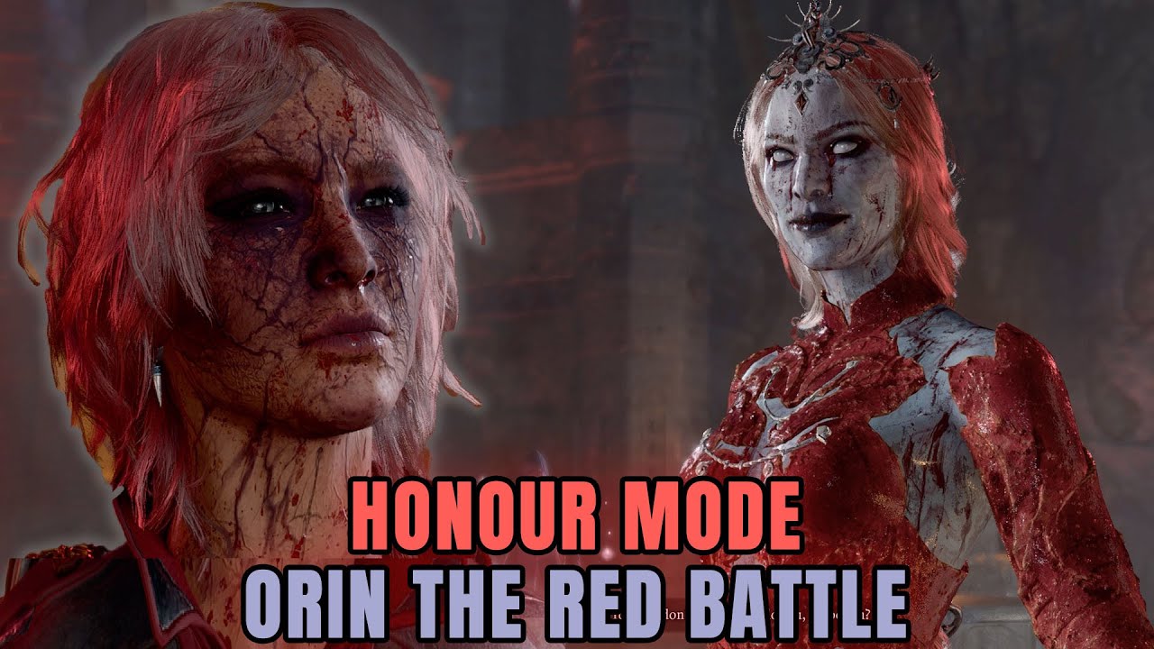 Baldur's Gate 3 Honour Mode | 1V1 Orin The Red Fight + Harpers Ambush