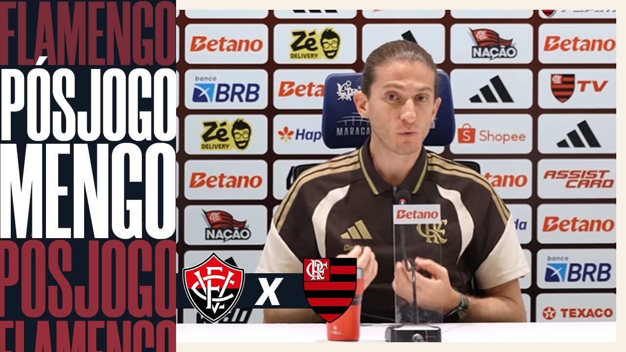 PÓS-JOGO - VITÓRIA 1 X 2 FLAMENGO - COLETIVA FILIPE LUIS